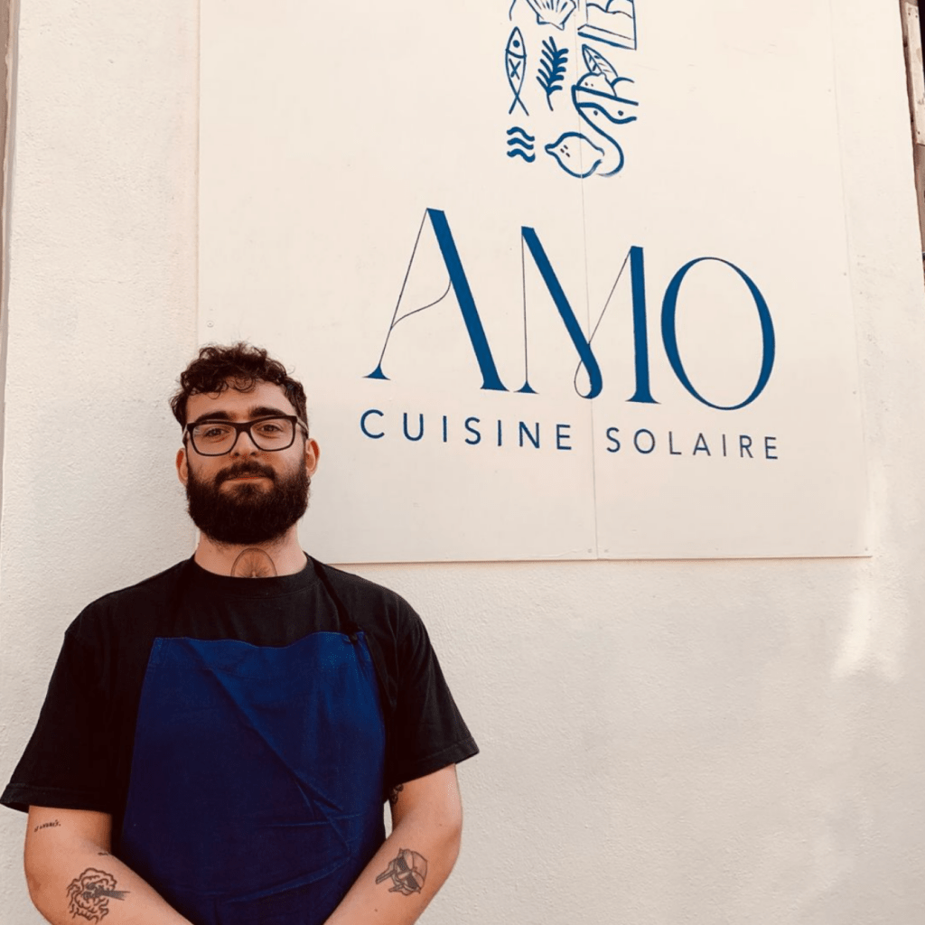 Photo du chef Ivo Török en résidence chez Amo