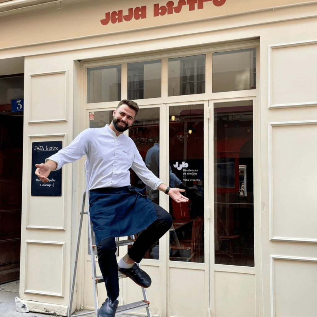 Photo du chef Alexandre Delteil en résidence chez Jaja Bistro