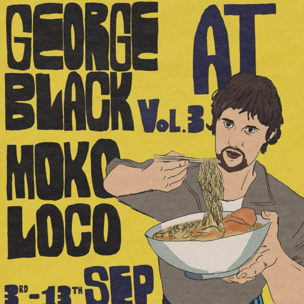 Photo de George Black en résidence chez Mokoloco