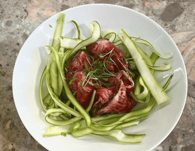 Photo de plat boeuf, restaurant Jogging, residence de chef à Marseille